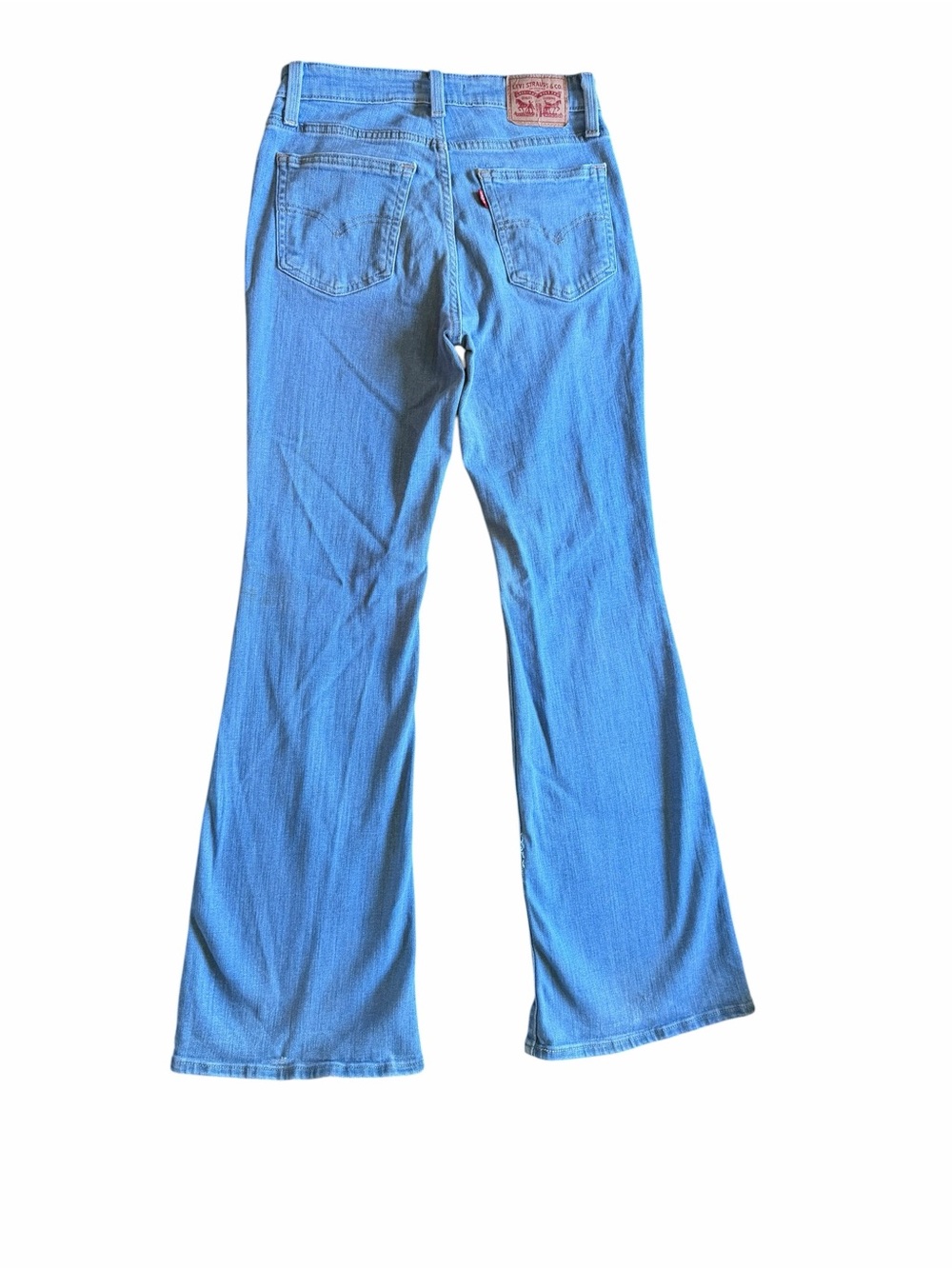 🌟Levi’s Light Blue Distressed Denim Women's Flare Jeans - Picture 2 of 9